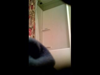 Busty teen girl in the shower. hidden cam-9