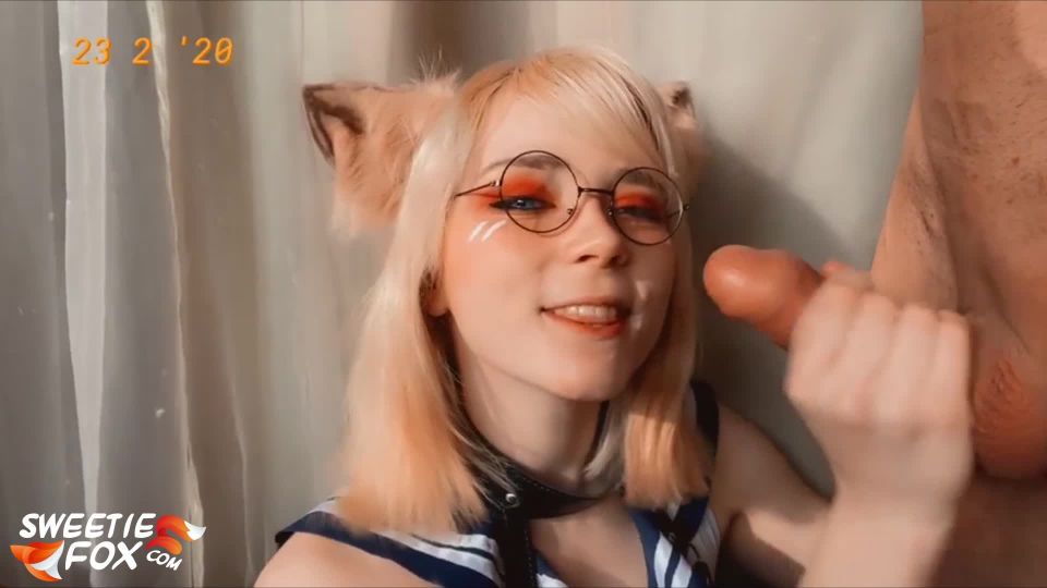 Sweetie Fox 022 - Beautiful Fox Suck Cock And Cum Swallow