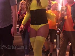 CandidCreeps 860 Pikachu Thong in Public Halloween Candid Hal-0