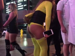 CandidCreeps 860 Pikachu Thong in Public Halloween Candid Hal-1