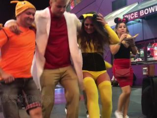 CandidCreeps 860 Pikachu Thong in Public Halloween Candid Hal-5