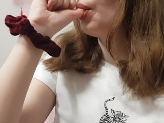 Pt 1WetSchoolGirl - ASMR Wet Thumb Sucking 60 FPS HD-4