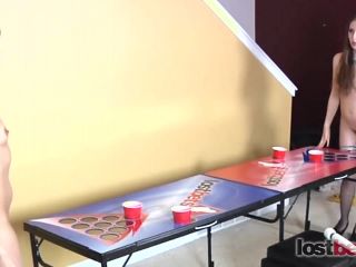 Lost bets productions - Strip Beer Pong with Amber and Belle-7