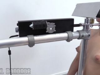 online video 1 your blowjob Metal Bondage – MB660 – Liz versus the Blowjob Machine, custom steelbound collar on blowjob porn-0