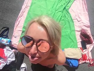 Blonde Blowjob Huge Cock and Cum in Mouth POV-2