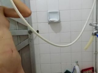 Nice girl taking shower and washing pussy. hidden cam-3