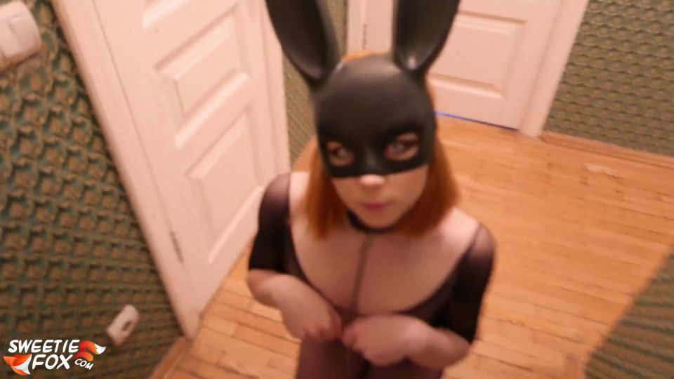 online video 43 Sweetie Fox - Bunny Girl Masturbate and Hard Fuck Big Dick Man - Soft BDSM, bdsm bank on cumshot 