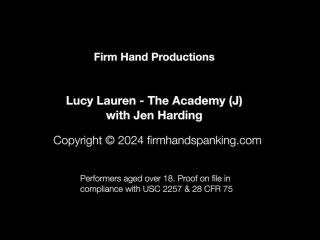 xxx clip 3 FirmHandSpanking – Lucy Lauren – The Agency – J, hot femdom on fetish porn -0