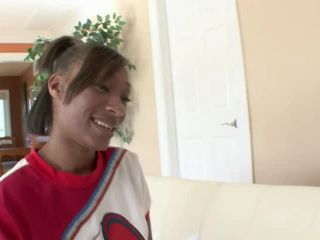 Ebony cheerleader Nevaeh is getting laid Black!-0