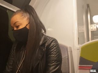 Daphne Klyde - Ukrainian tourist fucked on the train by 2 strangers FullHD.-0