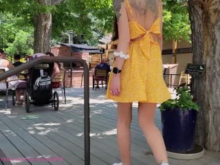 online xxx video 6 amateur sex xxx LilyMaeExhib – Fun at the Botanic Gardens, brunette on brunette girls porn-0