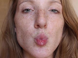 online xxx video 49 femdom bukkake LittleRedheadLisa – Shhh Square lips 720p, lip fetish on femdom porn-8