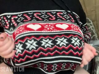 Bustyseawitch Bbw Teen Holiday Sweater Tits - Big tits-1