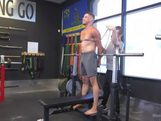 online porn video 47 Tony Shore, Tied Up and Edged at the Gym, ear fetish porn on fetish porn -2