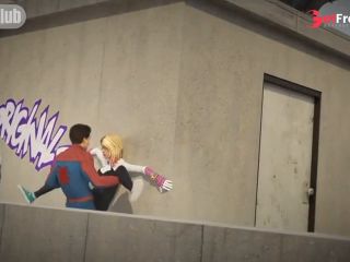 [GetFreeDays.com] SpidermanhungfangirlontheroofofthebuildingandlickedherpussyPOV1080P.mp4 Sex Stream June 2023-4