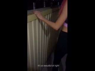 [Amateur] A neighbor sucked and asked to fuck her in the ass in the entrance at night-0