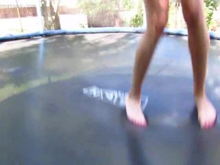 online xxx video 9 I Love Long Toes - Trampoline | femdom | lesbian girls young foot fetish-1