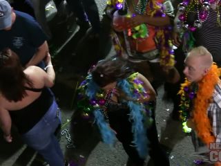 Mardi Gras 2017 From Our Bourbon Street Apartment Girls Flashing For Beads public Chelsea aka Janelle-9