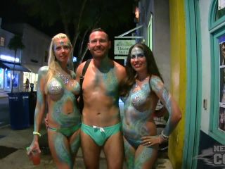 Fantasy Fest Live 2018 Week Street Festival Girls Flashing Boobs Pussy And Body  Paint-1