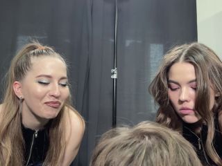 clip 10 bbw smoking fetish Wildcats – Princess Bertie And Rebecca – Spit In The Slaves Face And Laugh At Him, spit on fetish porn-4