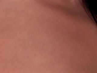Busty brunette makes her  tit-prints-2