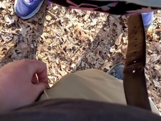 Public Handjob On Hiking Trail With Two Massive Cumshots! – ClawsQueen Foot-0