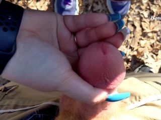 Public Handjob On Hiking Trail With Two Massive Cumshots! – ClawsQueen Foot-8