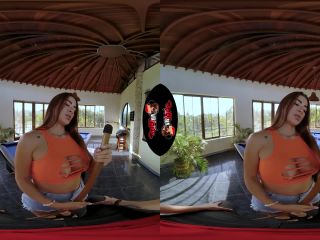 VRLatina  Big Breast Latina Fucks You After Playing Pool-0