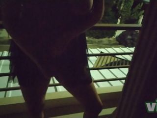 Outdoor Masturbation In Balcony With Thailand Big Boobs Girl & Perfect -1