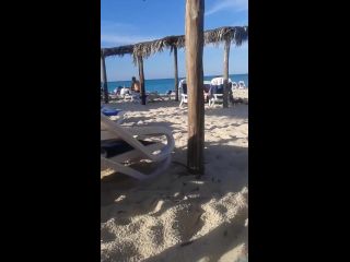 Slutty wife beach masturbation Public!-4