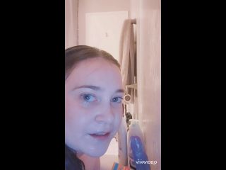 M@nyV1ds - CaityFoxx - Shower Dildo Blowjob-6