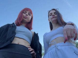 PETITE PRINCESS FEMDOM: "TWO MISTRESSES BROUGHT YOU TO THE FOREST TO POV SPIT AND HUMILIATE YOU AND THEN LEAVE YOU THERE" (1080 HD) (2023)-9