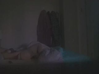 Wife fingering pussy on the bed. hidden cam-1