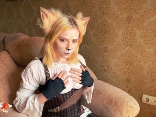 Sweetie Fox - Steampunk Girl Hard Doggy Sex and Blowjob with Oral Creampie - Cosplay 1080P - Butt-0