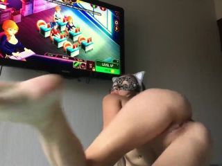 Hot Masked Gamer Girl Solo Fisting And Dildo Sex-4