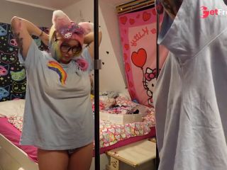 [GetFreeDays.com] Cute EGIRL Outfit TRY ON Ahegao Mini Skirt Cosplay Sex Film March 2023-6