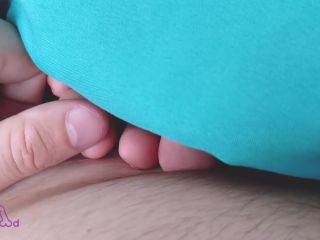 Morning footjob with my sexy teen girlfriend-0