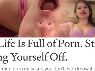 HumiliationPOV - Self Destructive Porn Addicted Gooner – Jerk Through The Warning Signs - (Femdom porn)-0