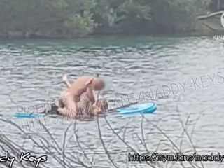 Shameless French Slut Has Public Sex On A Lake And The Voyeur Are Happy -8