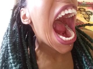 My big mouth and juicy fat tongue Black!-2