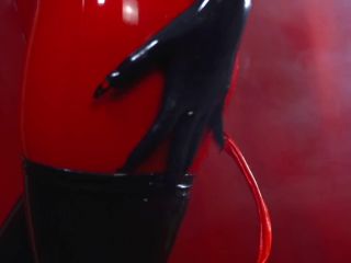 online clip 47 almost femdom femdom porn | Miss Ellie Mouse – Red Catsuit and Retro Devil | joi games-6