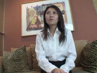 Hairy asian milf at casting Asian!-2