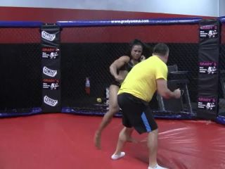 clip 31 Iron Belles - Kashma Maharaj - Kashma'S MMA Cage Fight, free cfnm femdom on muscle -1