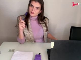 [GetFreeDays.com] Hot Step Mother Seduces Step Son in the office, shows him milky nipples and Makes big cock Handjob Adult Stream January 2023-7