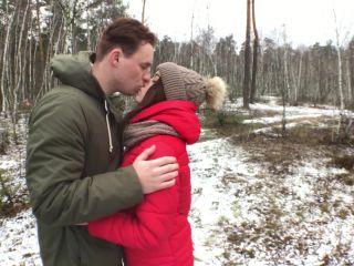 ADOLFxNIKA - Bitch Asks for Cum in his Mouth right in the Forest and can no Longer Wait , cute amateur on amateur porn -7