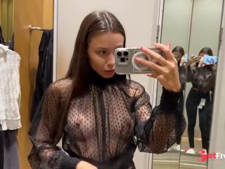 [GetFreeDays.com] See-through Try On Haul TransparentSee-through Lingerie  Very revealing Try On Haul at the Mall Sex Film October 2022-0