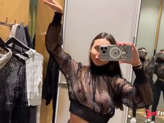 [GetFreeDays.com] See-through Try On Haul TransparentSee-through Lingerie  Very revealing Try On Haul at the Mall Sex Film October 2022-1