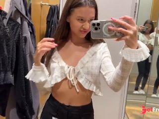 [GetFreeDays.com] See-through Try On Haul TransparentSee-through Lingerie  Very revealing Try On Haul at the Mall Sex Film October 2022-6