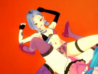 [GetFreeDays.com] JINX LOVES CISORING OTHER BLUE HAIR GIRL Porn Stream December 2022-9