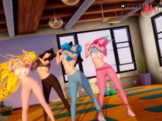 [GetFreeDays.com] MMDStellar - Marionette AhriGwenSorakaXayah StripV1 ver. League of Legends Adult Stream March 2023-3